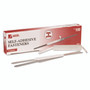 ACCO Self-Adhesive Two-Prong Paper Fastener Bases, 2" Capacity, 2.75" Center to Center, Matte Steel, 100/Box View Product Image