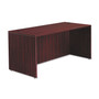 Alera Valencia Series Straight Front Desk Shell, 65" x 29.5" x 29.63", Mahogany (ALEVA216630MY) View Product Image