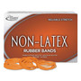 Alliance Non-Latex Rubber Bands, Size 54 (Assorted), 0.04" Gauge, Orange, 1 lb Box, Band-Count Varies View Product Image