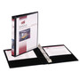 Avery Mini Size Durable View Binder with Round Rings, 3 Rings, 0.5" Capacity, 8.5 x 5.5, Black View Product Image