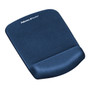 Fellowes PlushTouch Mouse Pad with Wrist Rest, 7.25 x 9.37, Blue (FEL9287301) View Product Image