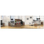 Alera Open Office Desk Series Hutch, 59w x 15d x 36.38h, Modern Walnut (ALELSHH60WA) View Product Image