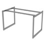 Alera Open Office Desk Series Adjustable O-Leg Desk Base, 47.25 to 70.78w x 29.5d x 28.5h, Silver View Product Image