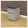 Alera File Pedestal with Full-Length Pull, Left or Right, 2-Drawers: Box/File, Legal/Letter, Light Gray, 14.96" x 19.29" x 21.65" View Product Image
