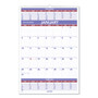 AT-A-GLANCE Three-Month Wall Calendar, 15.5 x 22.75, White Sheets, 12-Month (Jan to Dec): 2024 View Product Image