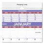 AT-A-GLANCE Three-Month Wall Calendar, 15.5 x 22.75, White Sheets, 12-Month (Jan to Dec): 2024 View Product Image