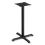 Alera Hospitality Series Single-Column Bases, 27.5" Diameter x 40.38"h, 300 lb Cap, Steel, Black View Product Image