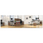 Alera Reversible Laminate Table Top, Rectangular, 47.63w x 23.63d, White/Gray View Product Image
