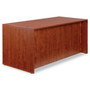 Alera Valencia Series Straight Front Desk Shell, 65" x 29.5" x 29.63", Medium Cherry (ALEVA216630MC) View Product Image