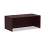 Alera Valencia Series Straight Front Desk Shell, 71" x 35.5" x 29.63", Mahogany View Product Image