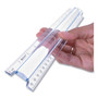 Westcott 12" Magnifying Ruler, Standard/Metric, Plastic, Clear View Product Image