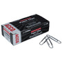 ACCO Premium Heavy-Gauge Wire Paper Clips, Jumbo, Nonskid, Silver, 100 Clips/Box, 10 Boxes/Pack (ACC72510) View Product Image