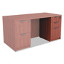 Alera Valencia Series Full Pedestal File, Left/Right, 3-Drawers: Box/Box/File, Legal/Letter, Cherry, 15.63" x 20.5" x 28.5" (ALEVA532822MC) View Product Image