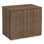 Alera Valencia Series Storage Cabinet, 34.3w x 22.78d x 29.5h, Modern Walnut (ALEVA613622WA) View Product Image