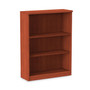 Alera Valencia Series Bookcase, Three-Shelf, 31.75w x 14d x 39.38h, Med Cherry (ALEVA634432MC) View Product Image