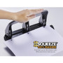 Bostitch 40-Sheet EZ Squeeze Three-Hole Punch, 9/32" Holes, Black/Silver (ACI2240) View Product Image