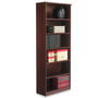 Alera Valencia Series Bookcase, Six-Shelf, 31.75w x 14d x 80.25h, Mahogany (ALEVA638232MY) View Product Image