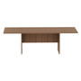 Alera Valencia Series Conference Table, Rectangular, 94.5w x 41.38d x 29.5h, Modern Walnut View Product Image