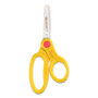 Westcott Kids' Scissors with Antimicrobial Protection, Rounded Tip, 5" Long, 2" Cut Length, Straight Assorted Color Handles, 12/Pack View Product Image