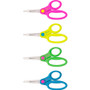 Westcott Kids' Scissors with Antimicrobial Protection, Pointed Tip, 5" Long, 2" Cut Length, Straight Assorted Color Handles, 12/Pack View Product Image