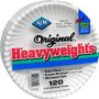 AJM 9" Original Heavyweight Plates - Serving, Reheating - Disposable - Microwave Safe - 9" Diameter - White - (AJMOH9AJBXWH) Product Image 