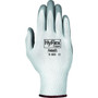 Ansell HyFlex Health Hyflex Gloves - Medium Size - White, Gray - Abrasion Resistant - For Healthcare Working Product Image 