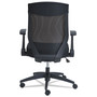 Alera EB-K Series Synchro Mid-Back Flip-Arm Mesh Chair, Supports Up to 275 lb, 18.5 to 22.04" Seat Height, Black (ALEEBK4217) View Product Image