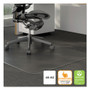 Alera Moderate Use Studded Chair Mat for Low Pile Carpet, 46 x 60, Rectangular, Clear (ALEMAT4660CLPR) View Product Image