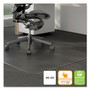 Alera Moderate Use Studded Chair Mat for Low Pile Carpet, 46 x 60, Rectangular, Clear View Product Image
