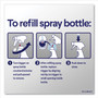 Clorox Bathroom Foamer with Bleach, Ocean Mist, 30 oz Spray Bottle, 9/Carton View Product Image