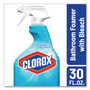 Clorox Bleach Foamer Bathroom Spray, Original, 30 oz Spray Bottle, 9/Carton (CLO30614) View Product Image