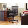 Alera Elusion Series Mesh Mid-Back Multifunction Chair, Prem Fabric, Supports Up to 275 lb, 17.7" to 21.4" Seat Height, Black View Product Image