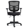 Alera Elusion Series Mesh Mid-Back Swivel/Tilt Chair, Supports Up to 275 lb, 17.9" to 21.8" Seat Height, Black (ALEEL42BME10B) View Product Image