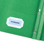 Avery Two-Pocket Folder, Prong Fastener, 0.5" Capacity, 11 x 8.5, Green, 25/Box (AVE47977) View Product Image