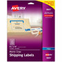 Avery Shipping Label - 8 1/2" Width x 11" Length - Permanent Adhesive - Rectangle - Inkjet - Matte Product Image 