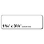 Avery Vibrant Laser Color-Print Labels w/ Sure Feed, 1.25 x 3.75, White, 300/Pack View Product Image