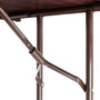 Alera Wood Folding Table, Rectangular, 71.88w x 29.88d x 29.13h, Mahogany View Product Image