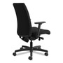 HON Ignition Series Mid-Back Work Chair, Supports Up to 300 lb, 17" to 22" Seat Height, Black Product Image 