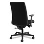 HON Ignition Series Mid-Back Work Chair, Supports Up to 300 lb, 17" to 22" Seat Height, Black Product Image 