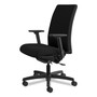 HON Ignition Series Mid-Back Work Chair, Supports Up to 300 lb, 17" to 22" Seat Height, Black Product Image 