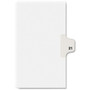 Avery Preprinted Legal Exhibit Side Tab Index Dividers, Avery Style, 10-Tab, 21, 11 x 8.5, White, 25/Pack, (1021) View Product Image