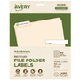 Avery EcoFriendly Permanent File Folder Labels, 0.66 x 3.44, White, 30/Sheet, 25 Sheets/Pack View Product Image
