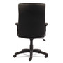 Alera YR Series Executive High-Back Swivel/Tilt Bonded Leather Chair, Supports 275 lb, 17.71" to 21.65" Seat Height, Black (ALEYR4119) View Product Image