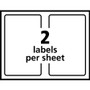 Avery Shipping Labels w/ TrueBlock Technology, Laser Printers, 5.5 x 8.5, White, 2/Sheet, 100 Sheets/Box View Product Image