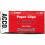 ACCO Economy Jumbo Non-Skid Paper Clips - Jumbo - 2" Length x 0.5" Width - 20 Sheet Capacity - Non-skid, Galvanized, Corrosion Resistant - Silver Product Image 
