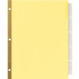 Avery Insertable Big Tab Dividers, 5-Tab, Double-Sided Gold Edge Reinforcing, 11 x 8.5, Buff, Clear Tabs, 1 Set View Product Image