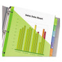Avery Insertable Big Tab Plastic 1-Pocket Dividers, 8-Tab, 11.13 x 9.25, Assorted, 1 Set View Product Image