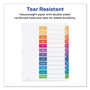 Avery Customizable TOC Ready Index Multicolor Tab Dividers, 12-Tab, Jan. to Dec., 11 x 8.5, White, Traditional Color Tabs, 1 Set (AVE11127) View Product Image