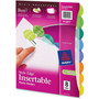 Avery Insertable Style Edge Tab Plastic Dividers, 8-Tab, 11 x 8.5, Translucent, 1 Set View Product Image