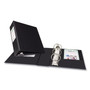 Avery Mini Size Durable Non-View Binder with Round Rings, 3 Rings, 2" Capacity, 8.5 x 5.5, Black View Product Image